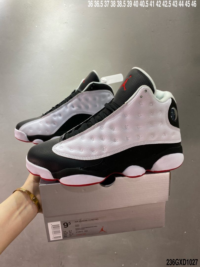 熊猫, Jordan 13, Jordan, He Got Game, Air Jordan 13, Air Jordan 1, Air Jordan - Air Jordan 13 “He Got Game” 熊猫采用黑白双色皮革拼接的鞋身搭配豹掌造型的外底