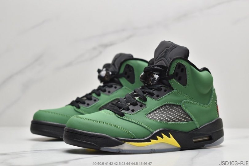 鸭子俄勒冈红3M鞋舌, 联名, Oregon Ducks, OFF-WHITE x, Nike Air, Air Jordan 5 SE“ Oregon Ducks”, Air Jordan 5, Air Jordan - 耐克Nike Air Jordan 5 SE“ Oregon Ducks”“鸭子俄勒冈红3M鞋舌”AJ5代中帮复古休闲文化篮球鞋