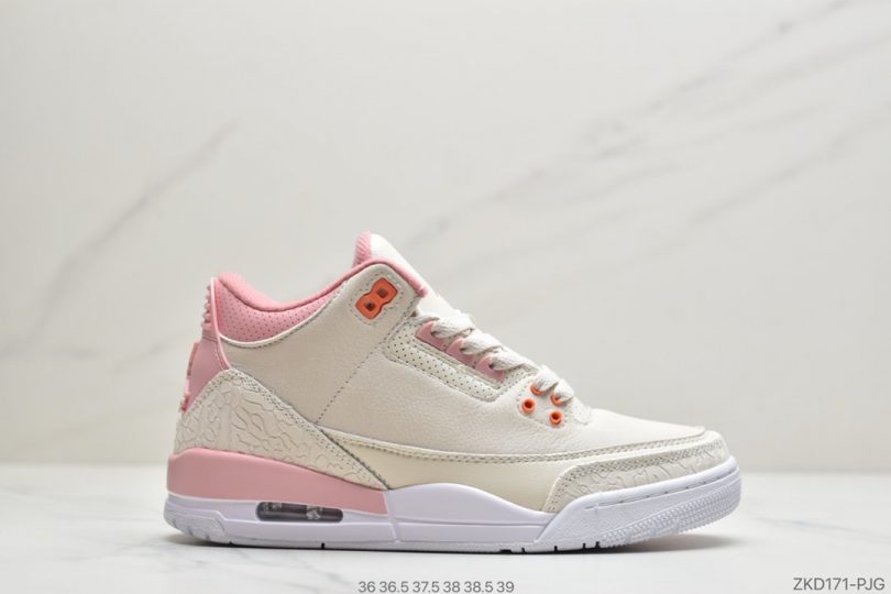 篮球鞋, 文化篮球鞋, Orange, Jordan, AJ3, Air Jordan 3 Retro, Air Jordan 3, Air Jordan - Air Jordan 3 Retro SE WHITE ORANGE 白黄水泥 AJ3复古休闲运动文化篮球鞋