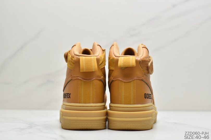 运动板鞋, 空军一号, 板鞋, Swoosh, Nike Air Force 1, Nike Air, NIKE, Air Force 1 - 耐克Nike Air Force 1 High "GORE-TEX" Boot “Wheat” 小麦黄 机能作战靴 空军一号经典百搭休闲运动板鞋