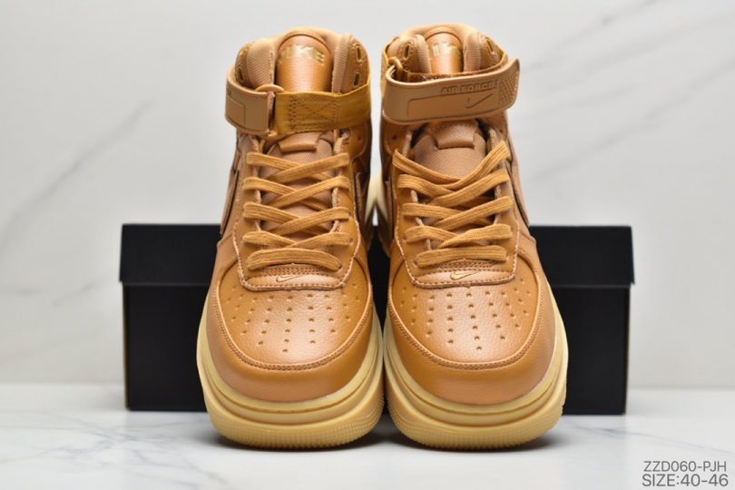 运动板鞋, 空军一号, 板鞋, Swoosh, Nike Air Force 1, Nike Air, NIKE, Air Force 1 - 耐克Nike Air Force 1 High "GORE-TEX" Boot “Wheat” 小麦黄 机能作战靴 空军一号经典百搭休闲运动板鞋