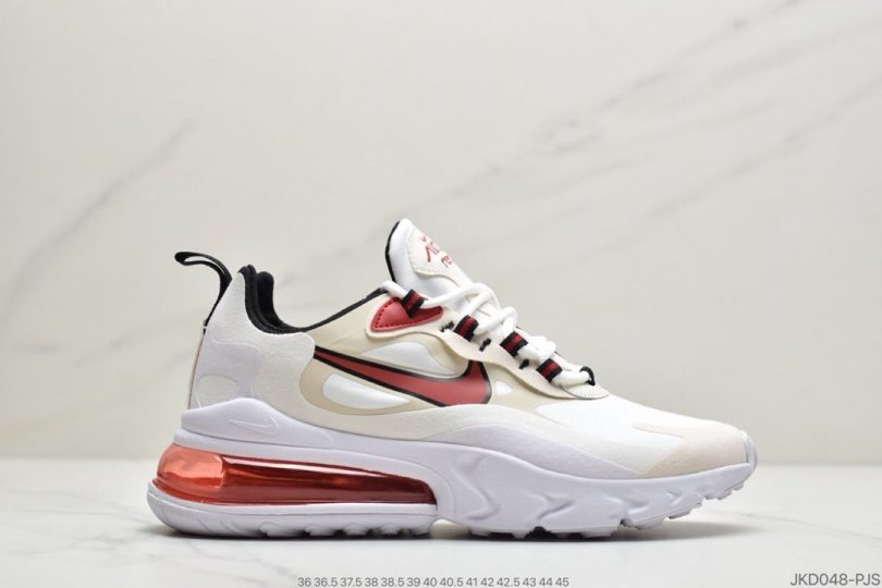 跑鞋, React, Nike Air Max 270, Nike Air Max, Nike Air, Max 270, Air Max 270 React, Air Max - 耐克Nike Air Max 270 React SE"Light Orewood Brown"270瑞亚赛车系列后半掌气垫百搭运动慢跑鞋ID：JKD048-PJS