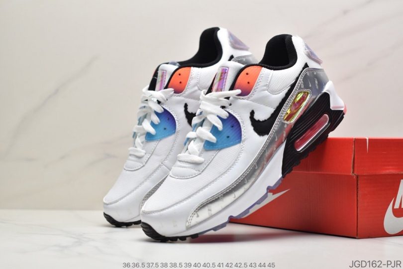 跑鞋, Swoosh, Nike Air Max 90, Nike Air Max, Nike Air, Have A Good Game, Good Game, Air Max - 耐克Nike Air Max 90"Have A Good Game“白银LOL电玩像钩素子”"复古气垫搭百休闲运动慢跑鞋ID：JGD162-PJR