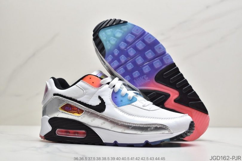 跑鞋, Swoosh, Nike Air Max 90, Nike Air Max, Nike Air, Have A Good Game, Good Game, Air Max - 耐克Nike Air Max 90"Have A Good Game“白银LOL电玩像钩素子”"复古气垫搭百休闲运动慢跑鞋ID：JGD162-PJR