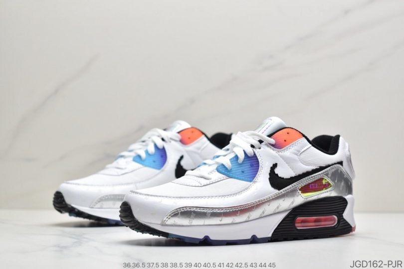 跑鞋, Swoosh, Nike Air Max 90, Nike Air Max, Nike Air, Have A Good Game, Good Game, Air Max - 耐克Nike Air Max 90"Have A Good Game“白银LOL电玩像钩素子”"复古气垫搭百休闲运动慢跑鞋ID：JGD162-PJR