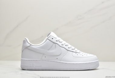 外贸出口订单 纯原好货 Air Force 1 Hi ’07 空军一号经典低帮全白