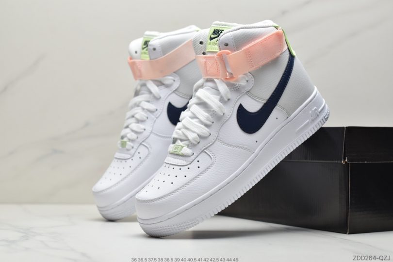 高帮, 运动板鞋, 空军一号, 梦巴黎, 板鞋, Nike Air Force 1, Nike Air, Air Force 1 - 耐克Nike Air Force 1 Mid “梦巴黎高帮” 白 淡粉空军一号运动板鞋