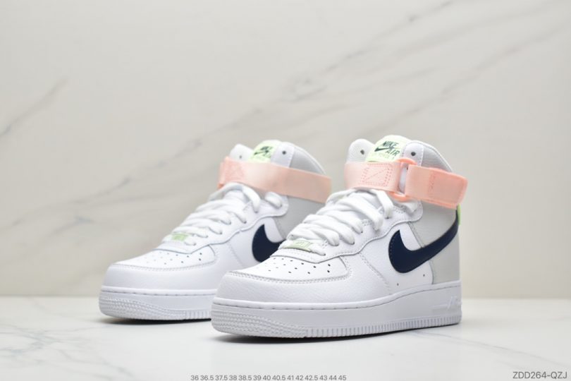 高帮, 运动板鞋, 空军一号, 梦巴黎, 板鞋, Nike Air Force 1, Nike Air, Air Force 1 - 耐克Nike Air Force 1 Mid “梦巴黎高帮” 白 淡粉空军一号运动板鞋