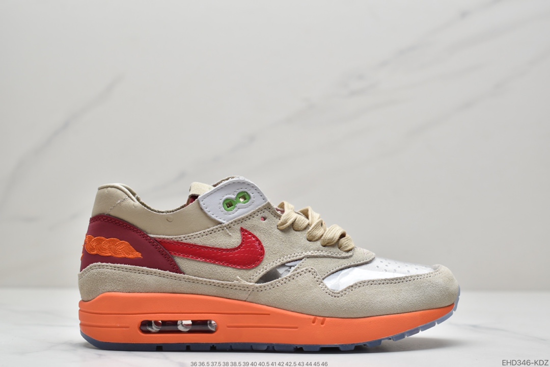 CLOT x Nike Air Max 1″K.O.D.”⁠⁠初代复古气垫百搭休闲运动慢跑鞋死亡之吻2021复刻版