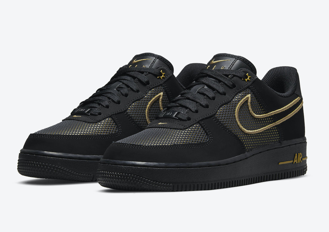 耐克 Air Force 1 Low Legendary Black Gold DM8077-001 发布日期