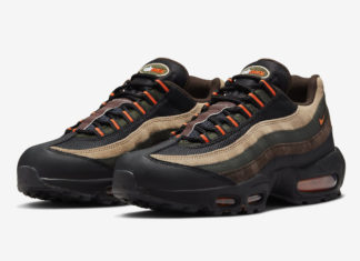 Nike Air Max 95 黑色军装配色，橙色西装外套