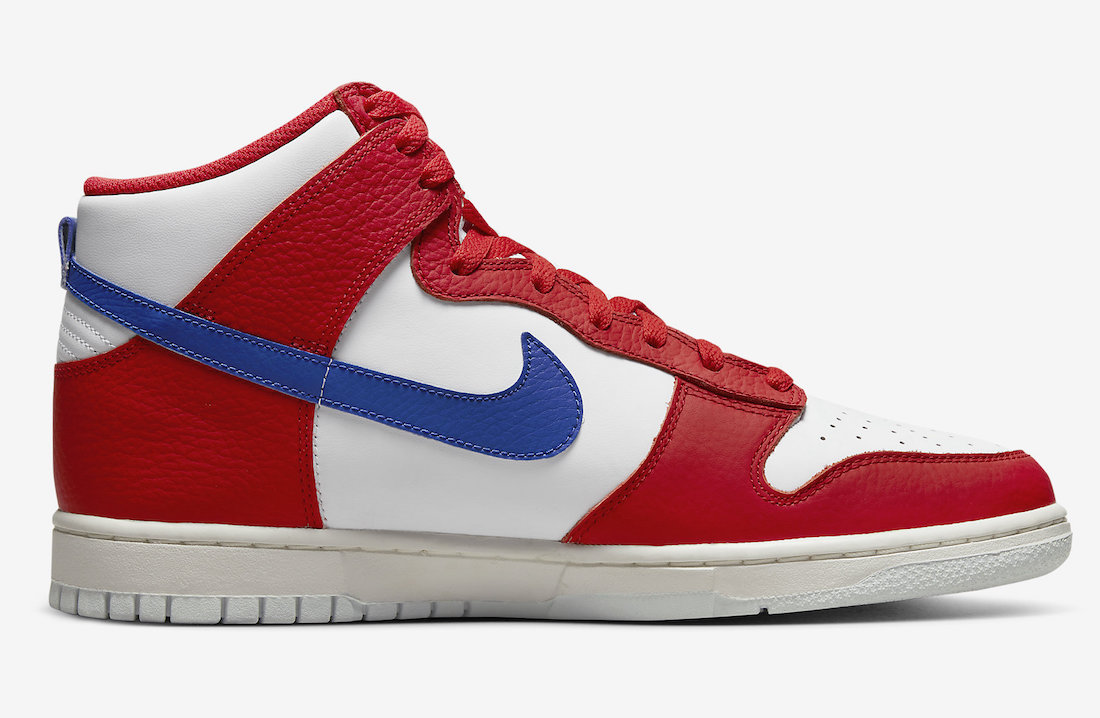 Nike Dunk High USA Red White Blue DX2661-100 Release Date