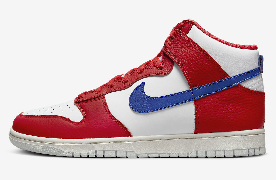 Nike Dunk High USA Red White Blue DX2661-100 Release Date