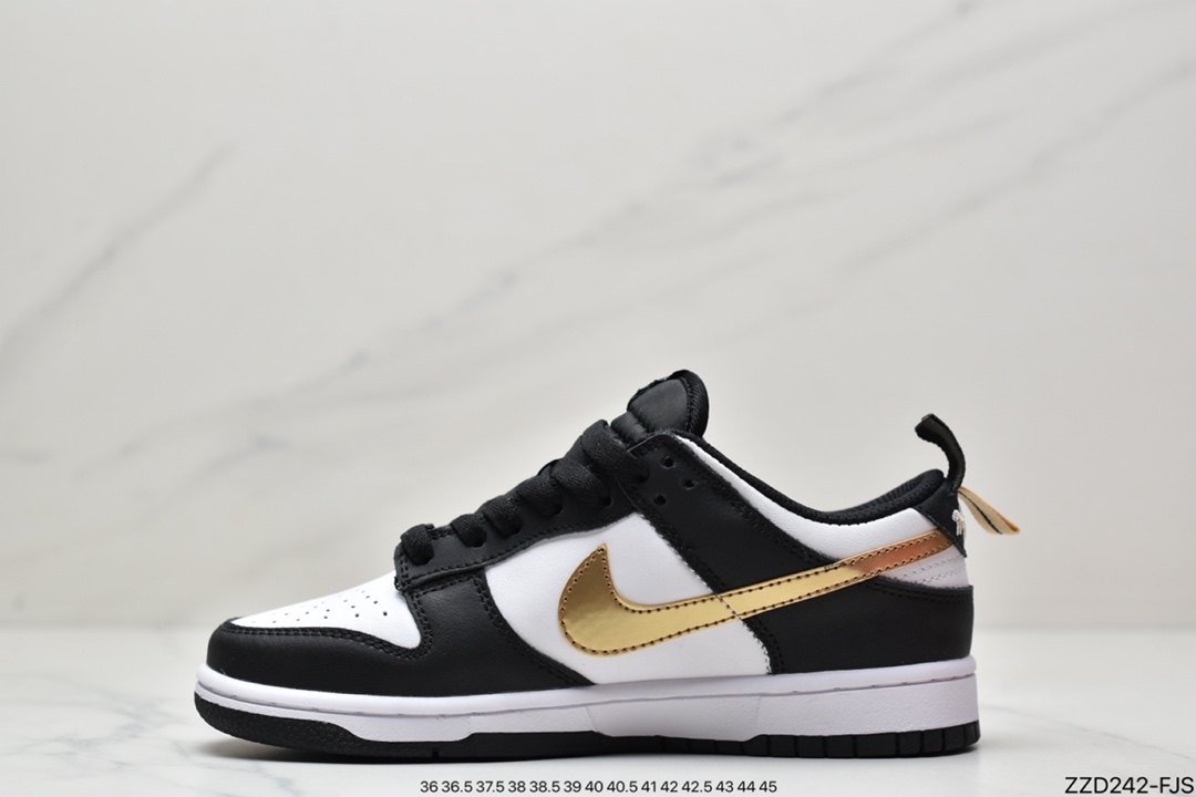 板鞋, SB Dunk Low, Nike SB Dunk Low, Nike SB Dunk, Nike SB, NIKE, Dunk Low, Dunk - Nike SB Dunk Low prm 金银熊猫SB扣碎篮板时尚休闲板鞋 货号：DH9764-001