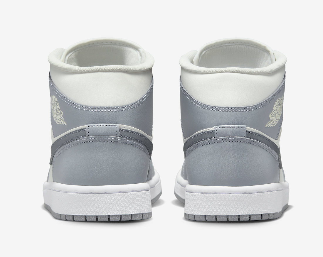 Air Jordan 1 Mid Grey Sail WMNS BQ6472-115 Release Date