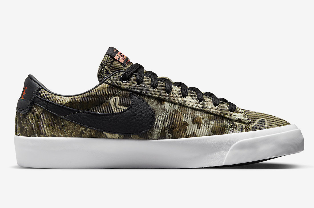 Nike SB Blazer Low GT Camo DO9398-002 Release Date