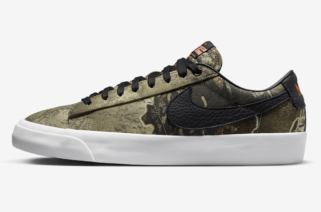 Nike SB Blazer Low GT Camo DO9398-002 Release Date