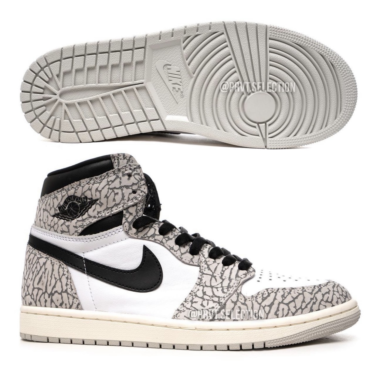 Air Jordan 1 White Cement Elephant DZ5485-052 Release Date