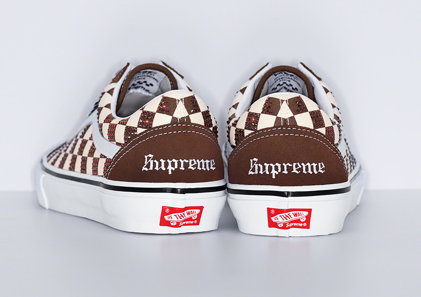 Supreme Swarovski Vans Old Skool Release Date