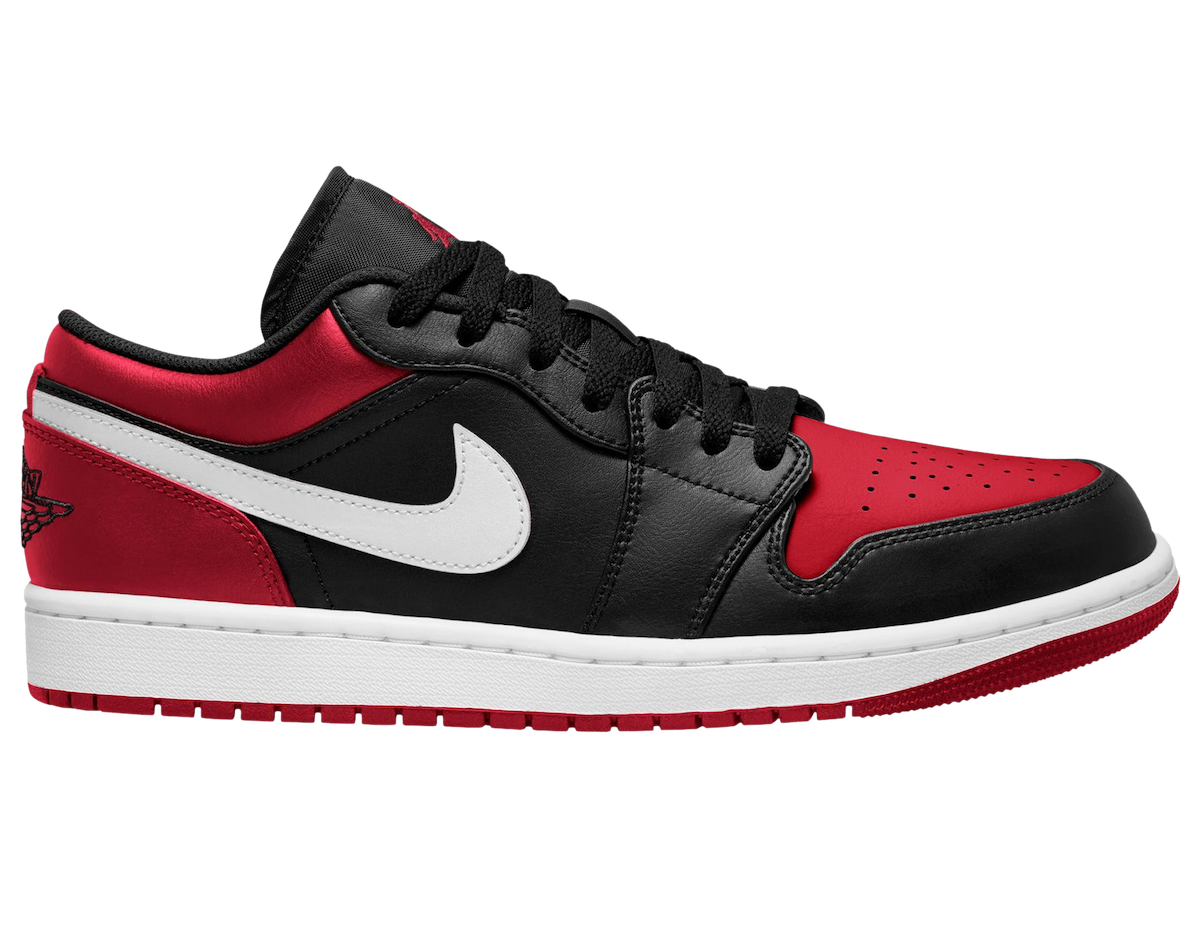 Air Jordan 1 Low Alternate Bred Toe 553558-066 Release Date Lateral