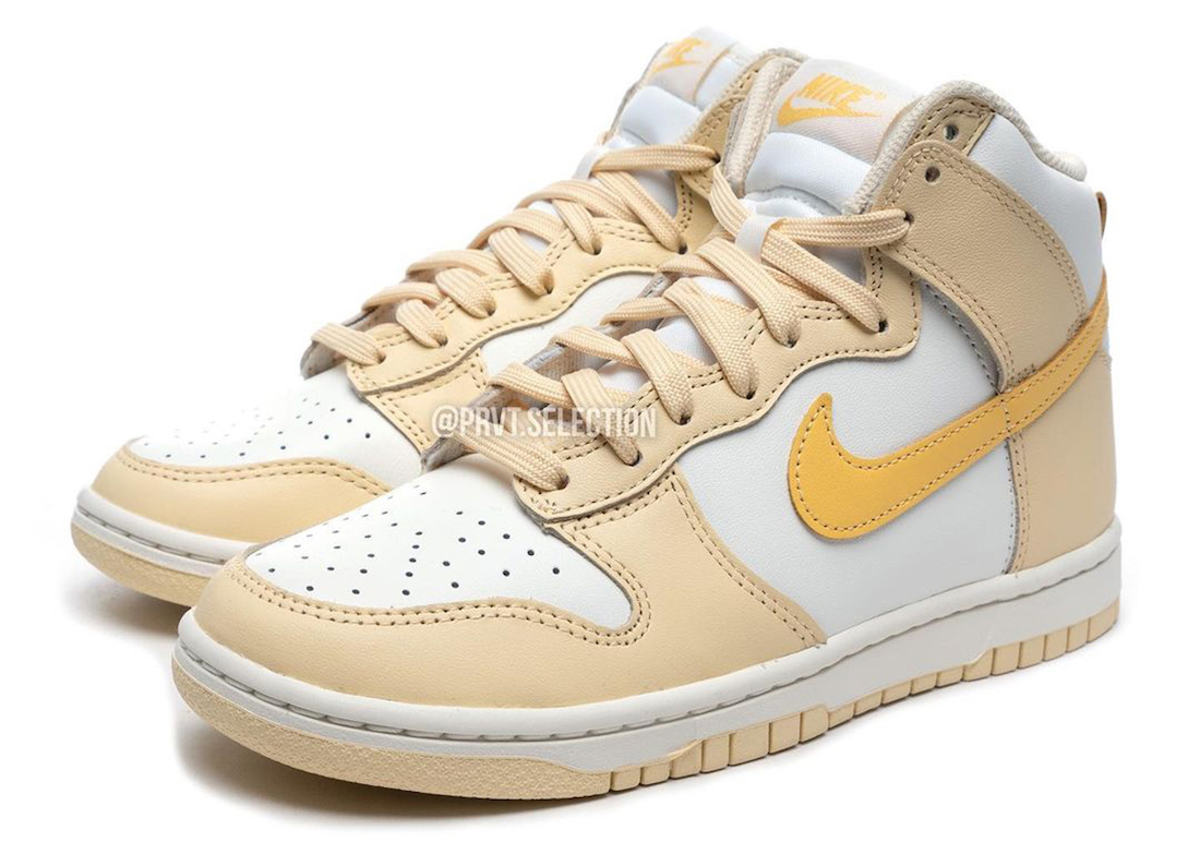 Nike Dunk High Pale Vanilla Topaz Gold Sail DD1869-201 Release Date