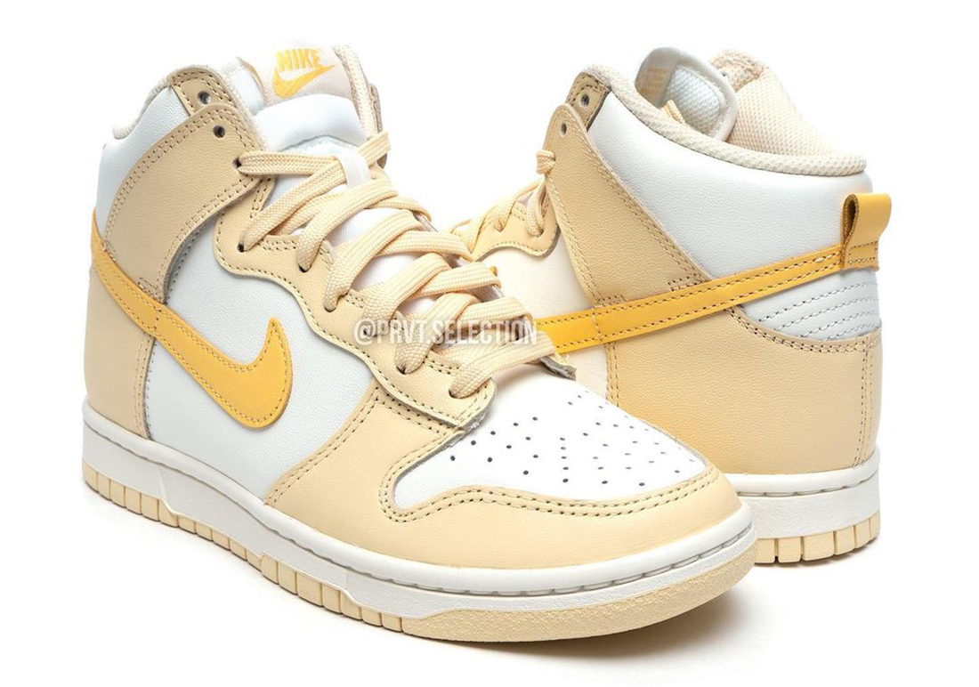 Nike Dunk High Pale Vanilla Topaz Gold Sail DD1869-201 Release Date