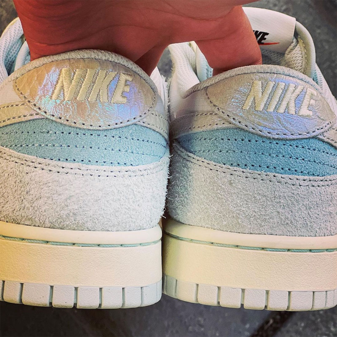 Nike Dunk Low Fishing Release Date Heel