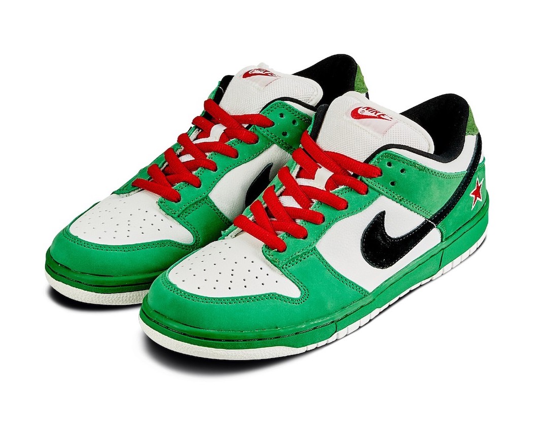 Nike SB Dunk Low Heineken 2023 Release Date On-Feet