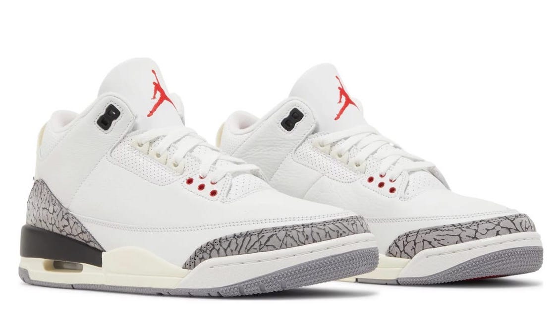 Air Jordan 3 White Cement Reimagined 2023 DN3707-100 Release Date Where to Buy