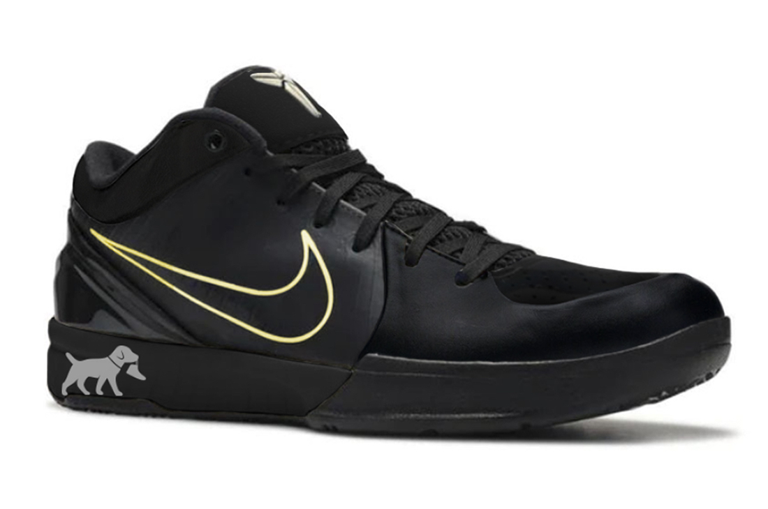 Nike Kobe 4 Protro Black Gold FQ3544-001 Release Date