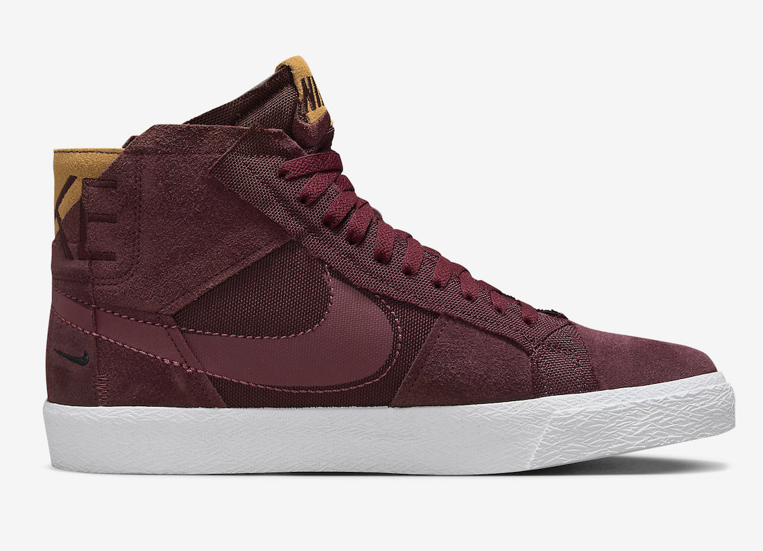 Nike SB Blazer Mid Night Maroon DV7898-600 Release Date