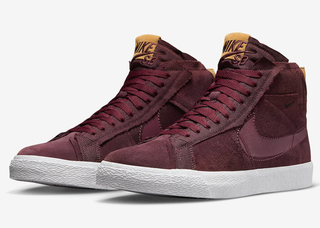 Nike SB Blazer Mid Night Maroon DV7898-600 Release Date