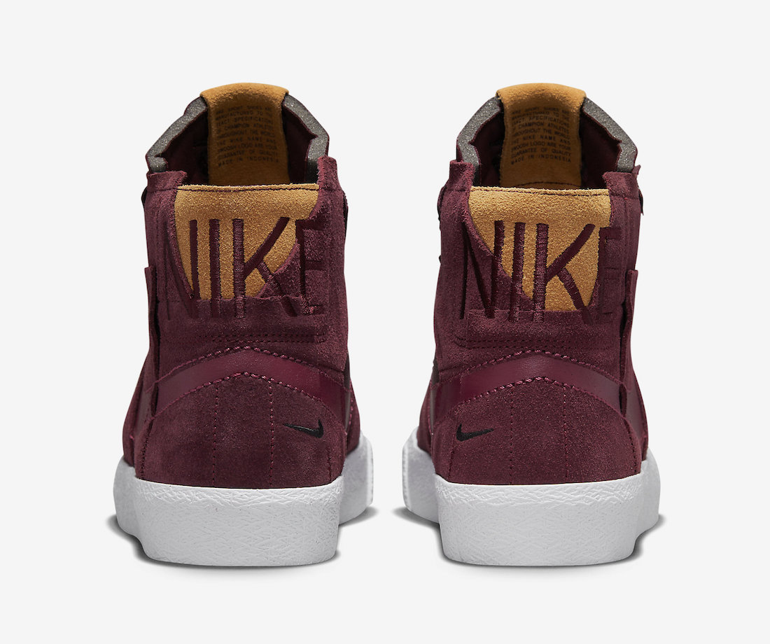 Nike SB Blazer Mid Night Maroon DV7898-600 Release Date