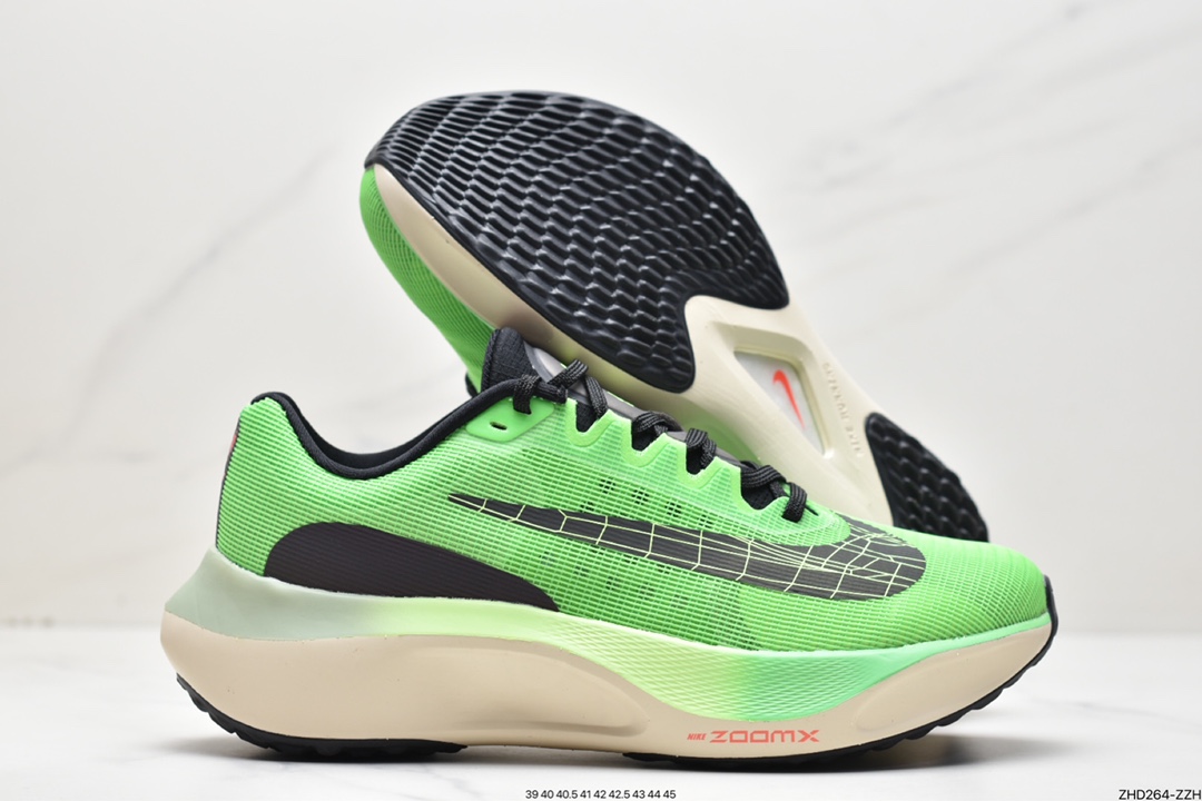 跑步鞋, Zoom, React, Nike Zoom Fly 5, Nike Zoom Fly, NIKE, Flyknit - 耐克 Nike Zoom Fly 5 超弹 透气 轻盈跑步鞋 DZ4783-304