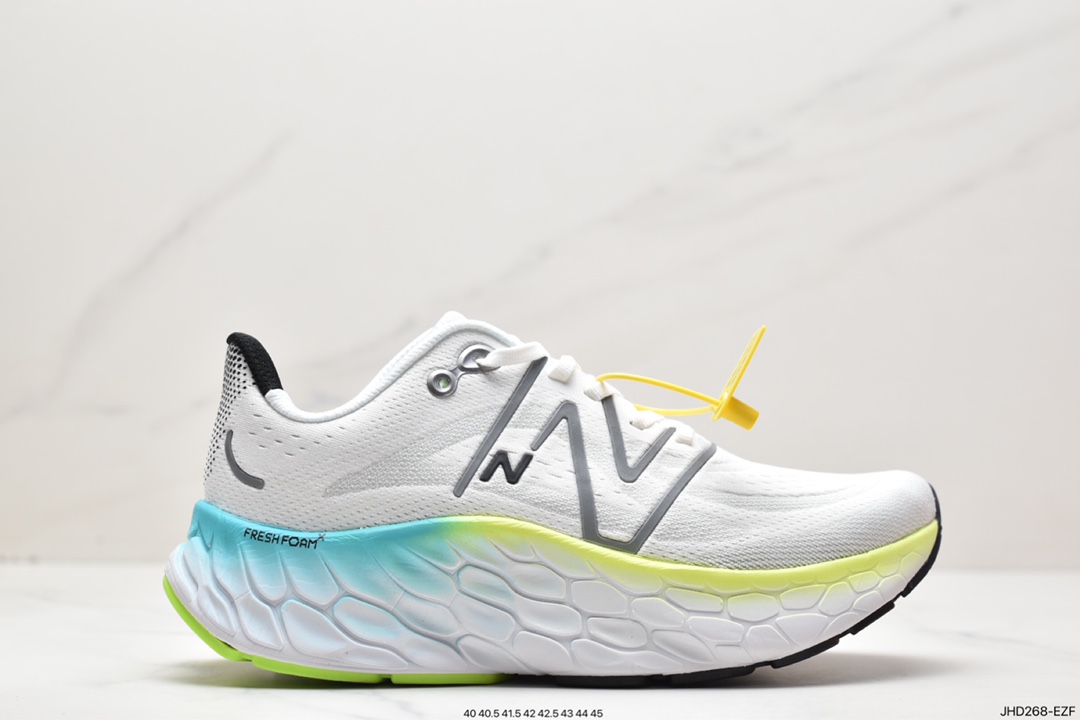 运动鞋, 跑步鞋, 新百伦, New Balance Fresh Foam X More v4, New Balance, MMORBM4 - 新百伦 New Balance Fresh Foam X More v4 舒适耐磨 轻盈透气 低帮休闲跑步鞋 MMORBM4