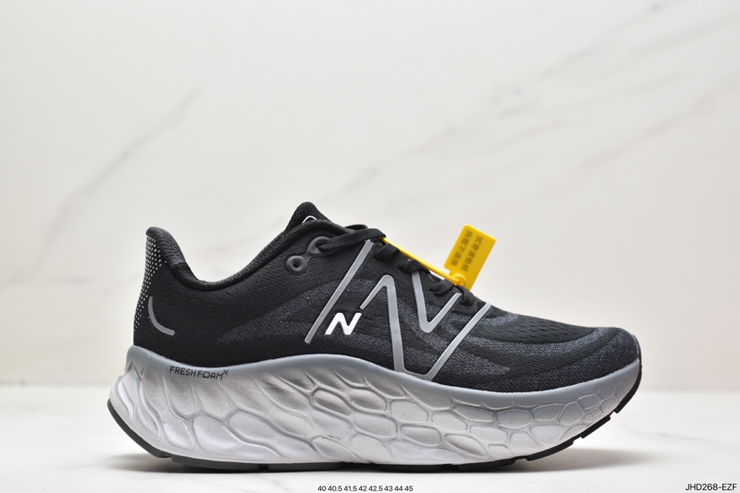 运动鞋, 跑步鞋, 新百伦, New Balance Fresh Foam X More v4, New Balance, MMORBM4 - 新百伦 New Balance Fresh Foam X More v4 舒适耐磨 轻盈透气 低帮休闲跑步鞋 MMORBM4