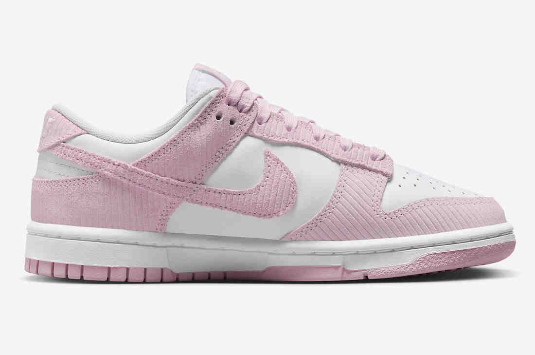 Nike Dunk Low Pink Corduroy FN7167-100