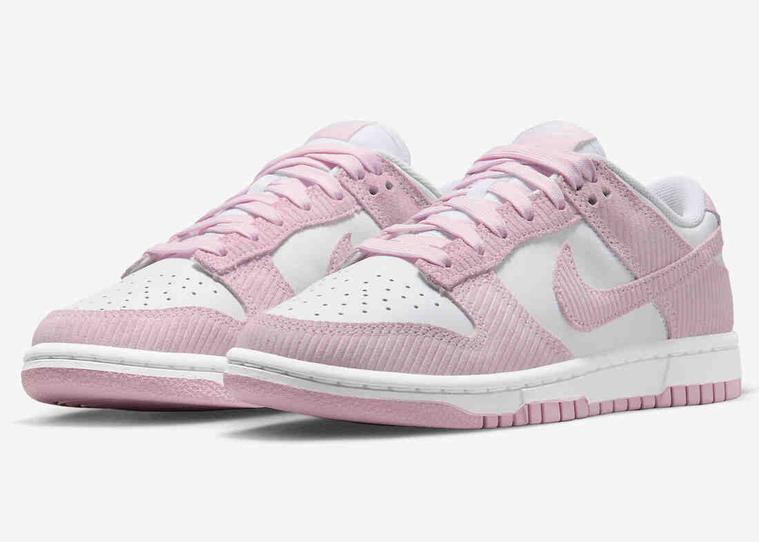 Nike Dunk Low Pink Corduroy FN7167-100