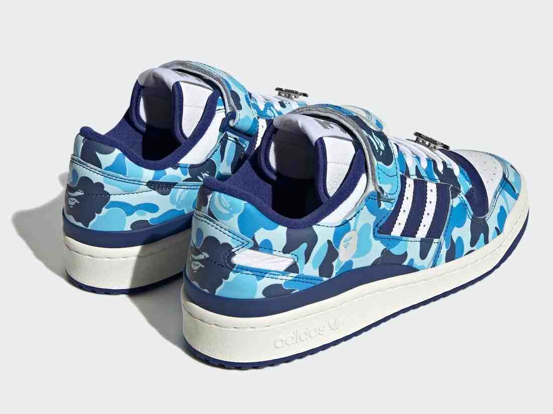 BAPE adidas Forum 84 Low Blue Camo ID4772