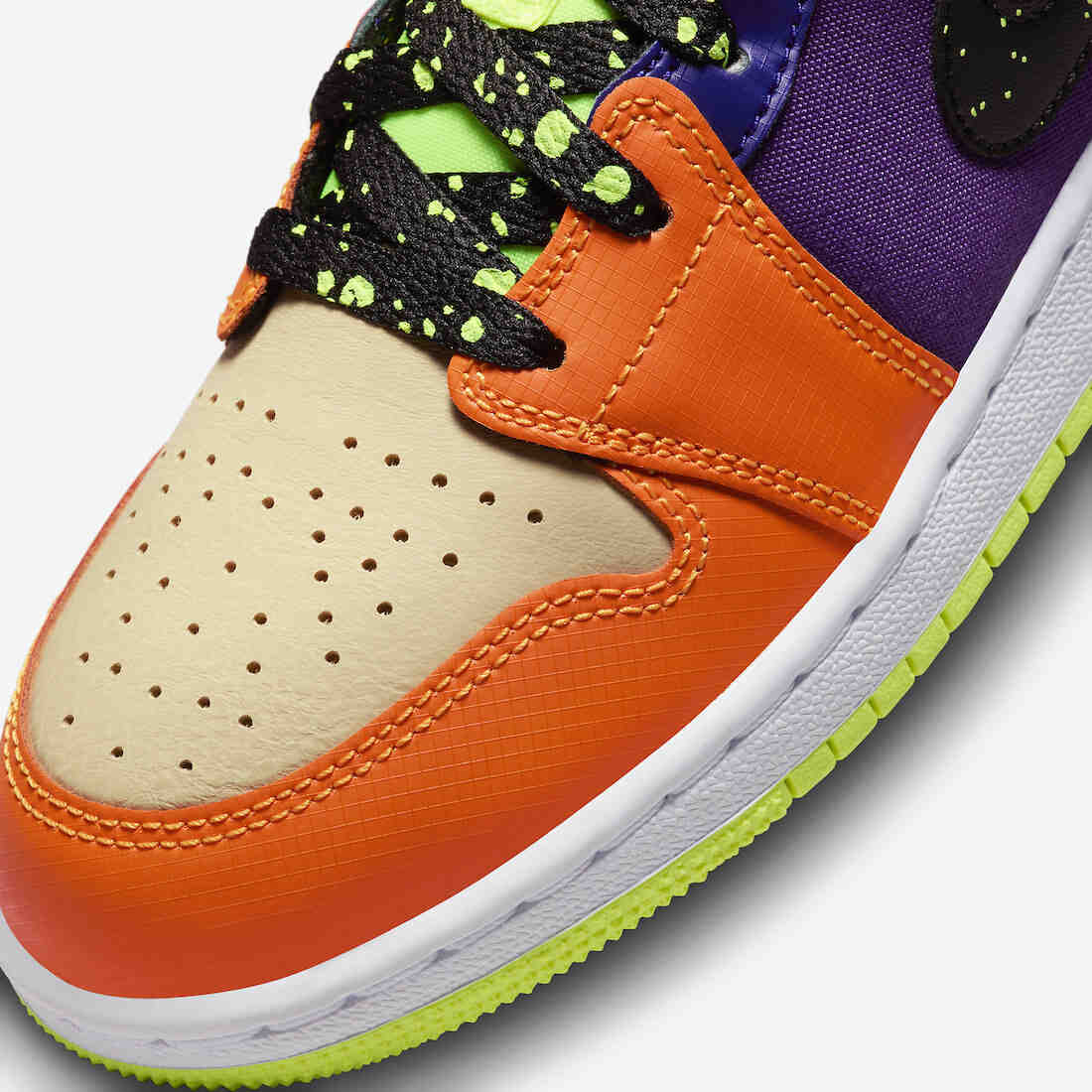 Air Jordan 1 Mid GS Volt Vivid Orange FD8795-700