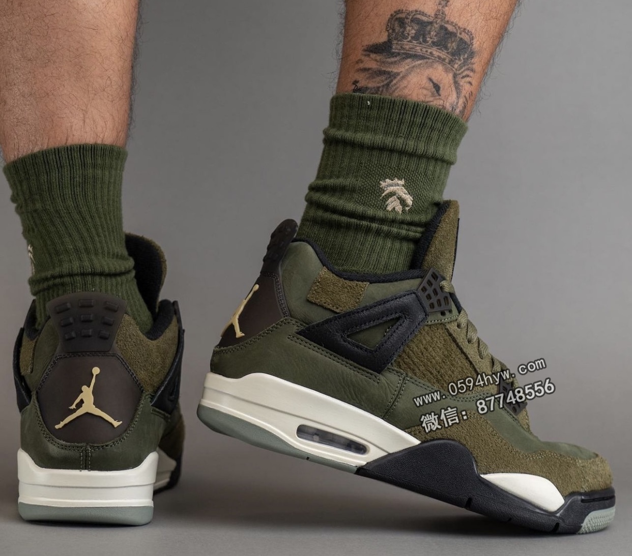 Air-Jordan-4-Craft-Medium-Olive-FB9927-200-On-Feet-6