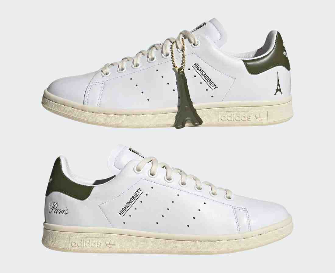 Highsnobiety adidas Stan Smith White Green IE2530