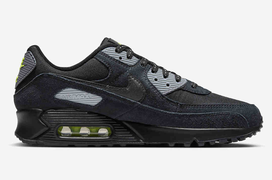 Nike Air Max 90 Obsidian Black Volt FQ2377-001