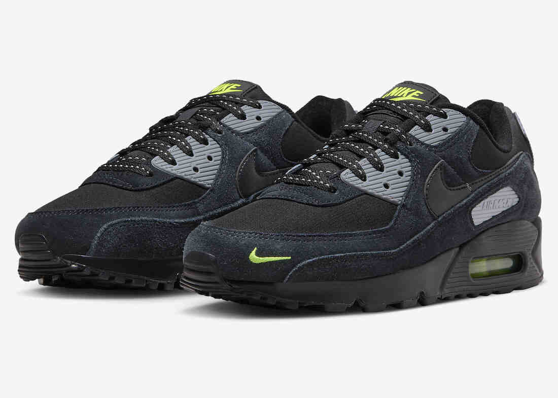 Nike Air Max 90 Obsidian Black Volt FQ2377-001