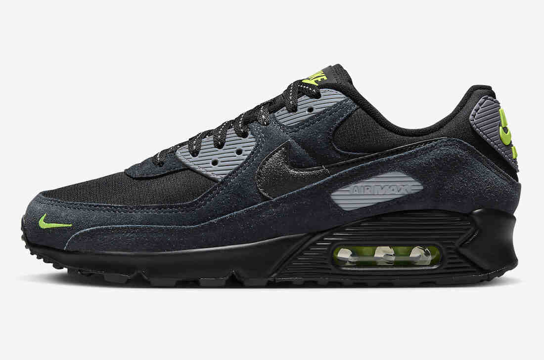 Nike Air Max 90 Obsidian Black Volt FQ2377-001