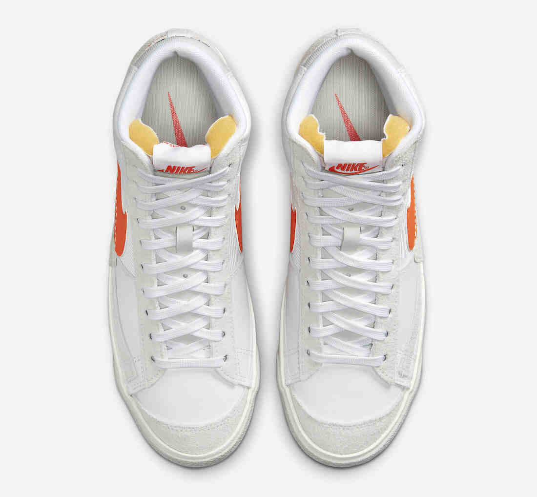 Nike Blazer Mid Pro Club White Orange DQ7673-103