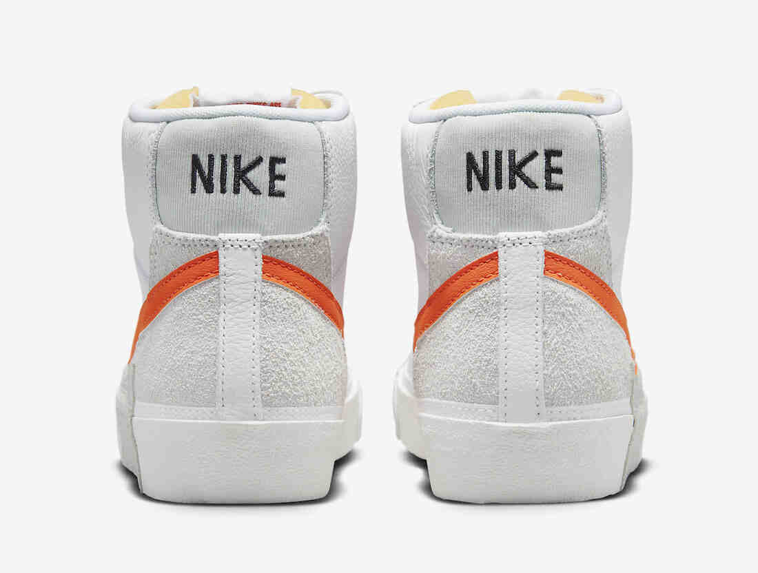 Nike Blazer Mid Pro Club White Orange DQ7673-103