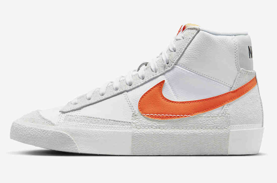 Nike Blazer Mid Pro Club White Orange DQ7673-103