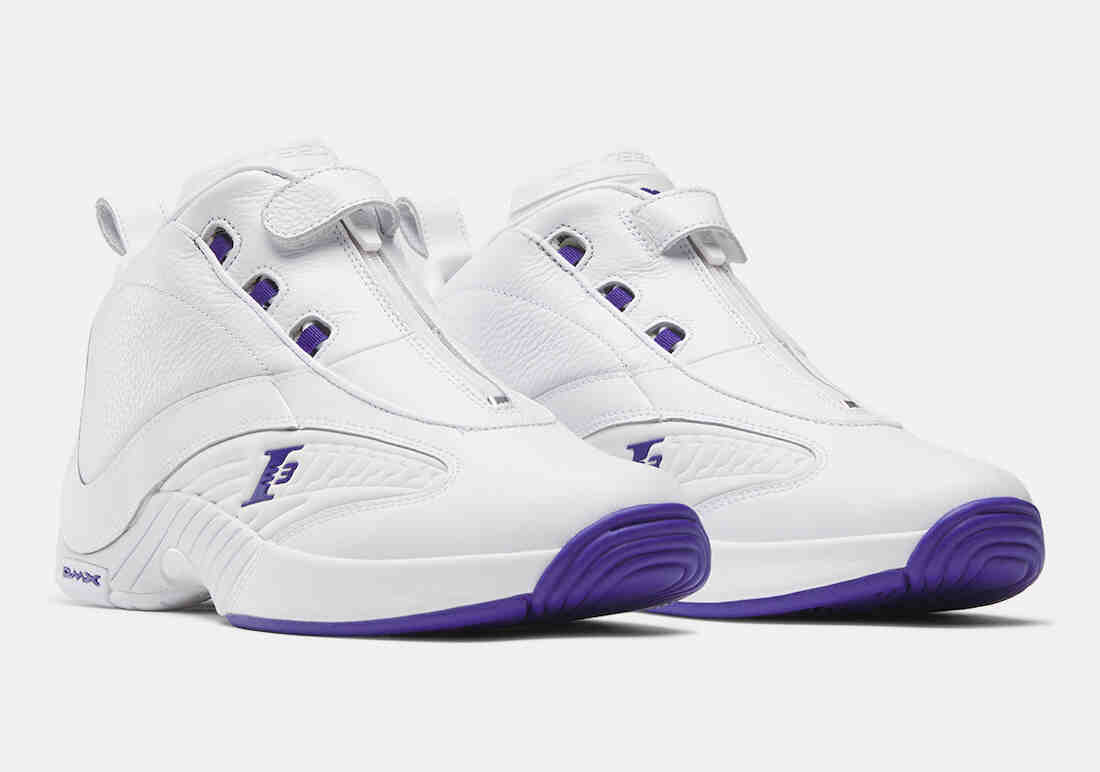 Reebok Answer IV White Purple Free Agency IF4772