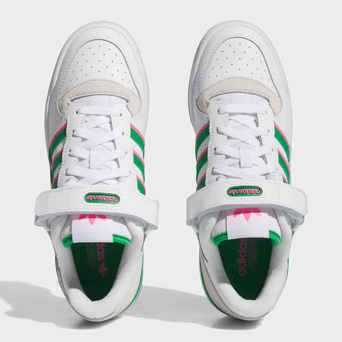 adidas Forum Low White Green Pink IE7422